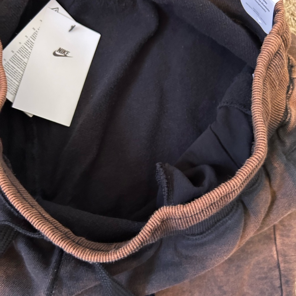 Nike Rust Brown Washed Flames Jogger Sweat pants DZ3054-010 Men's Medium - Picture 4 of 9